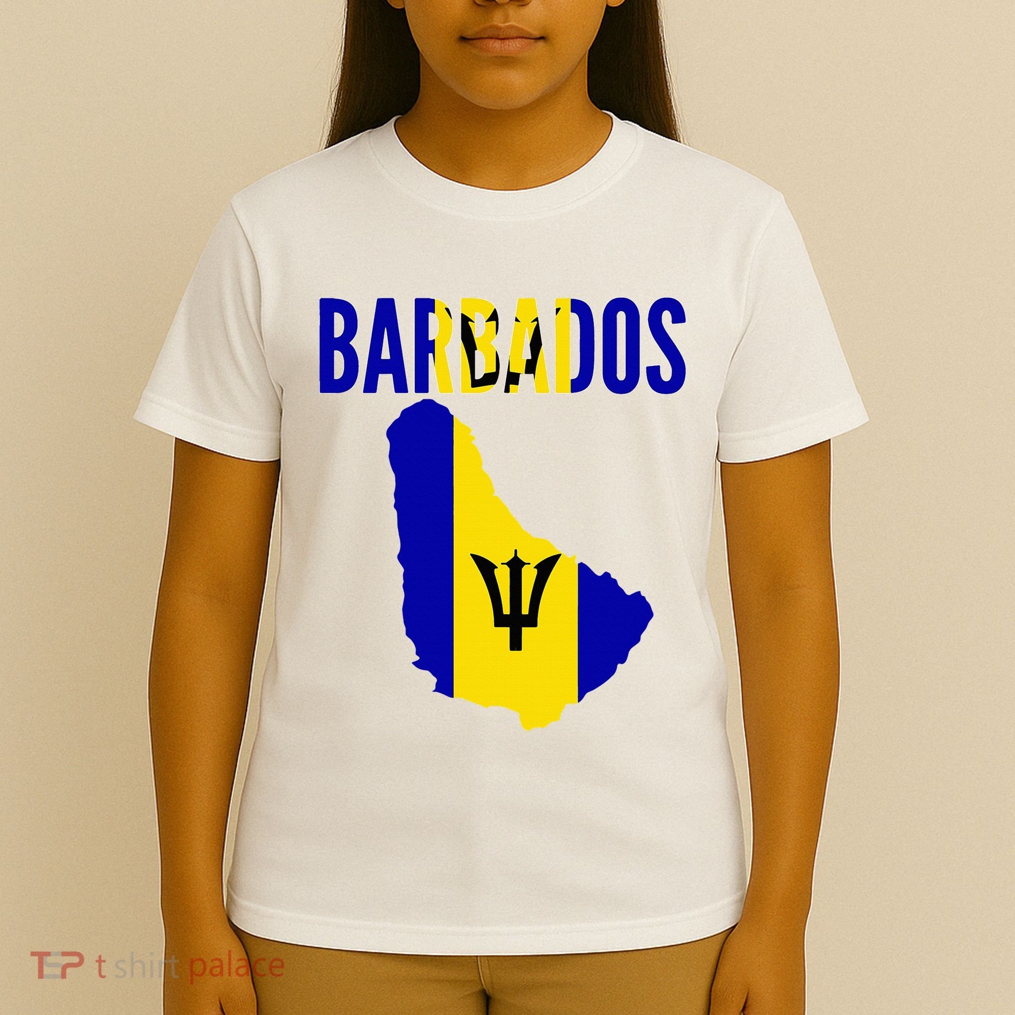 Barbadian Barbados Country Map Flag T-Shirt
