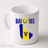 Barbadian Barbados Country Map Flag Coffee Mug thumb 0