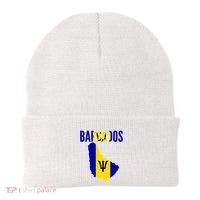 Barbadian Barbados Country Map Flag Beanie thumb 0