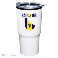 Barbadian Barbados Country Map Flag Tumbler thumb 0