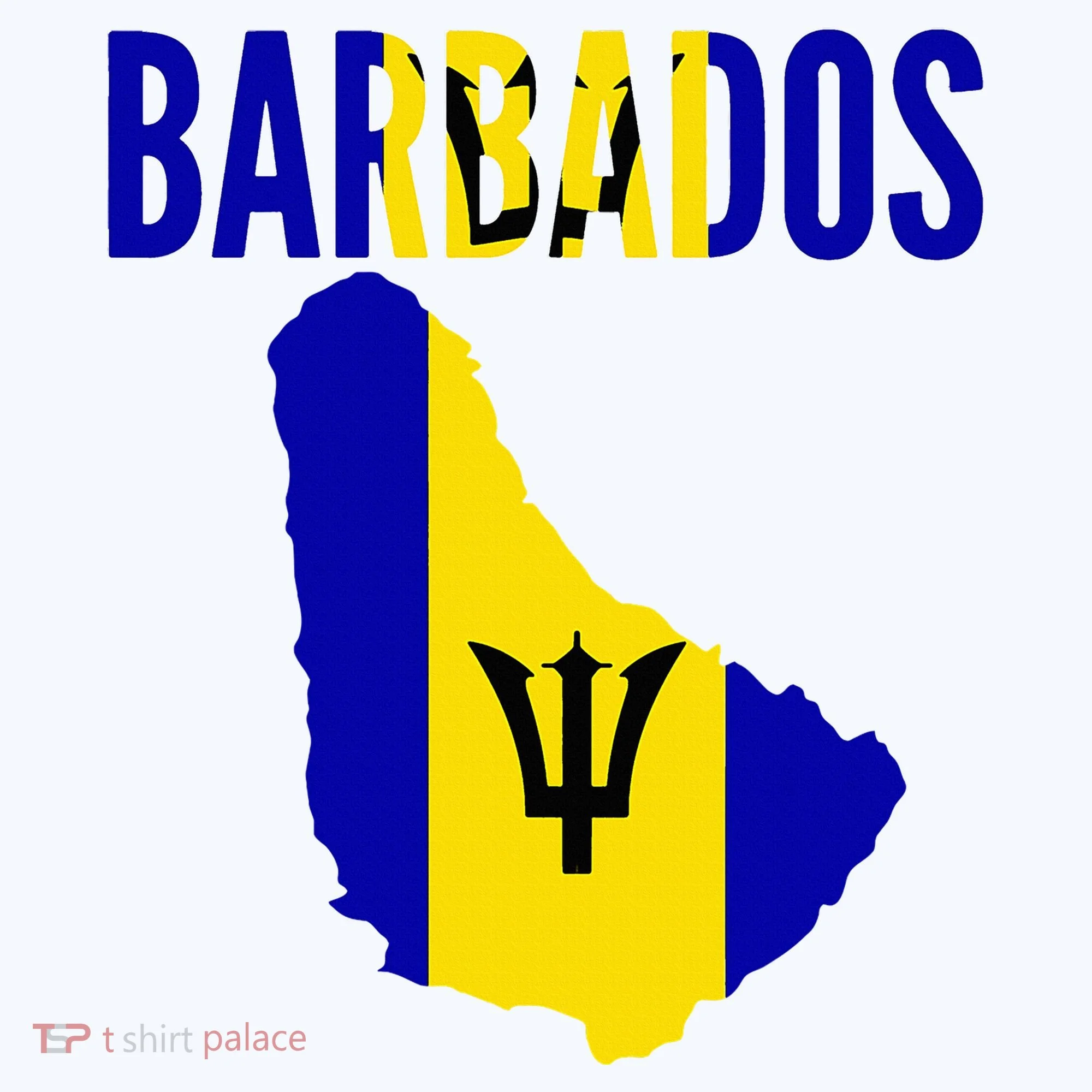 Barbadian Barbados Country Map Flag Ornament