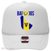 Barbadian Barbados Country Map Flag Hat thumb 0