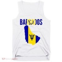 Barbadian Barbados Country Map Flag Tank Top thumb 0
