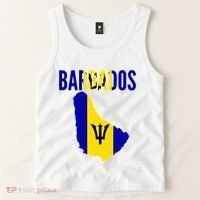 Barbadian Barbados Country Map Flag Tank Top thumb 2