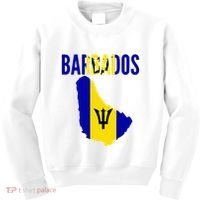 Barbadian Barbados Country Map Flag Kids Sweatshirt thumb 0