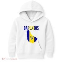 Barbadian Barbados Country Map Flag Kids Hoodie thumb 0