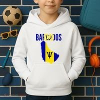 Barbadian Barbados Country Map Flag Kids Hoodie thumb 2