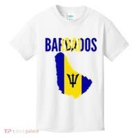 Barbadian Barbados Country Map Flag Kids T-Shirt thumb 0