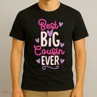 Best Big Cousin Ever For Girls And Boys T-Shirt thumb 3