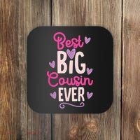 Best Big Cousin Ever For Girls And Boys Coaster thumb 0