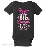 Best Big Cousin Ever For Girls And Boys Baby Bodysuit thumb 0