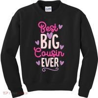 Best Big Cousin Ever For Girls And Boys Kids Sweatshirt thumb 0