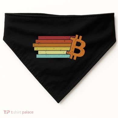 Bitcoin Blockchains Crypto Cryptocurrency Bitcoin USA-Made Doggie Bandana