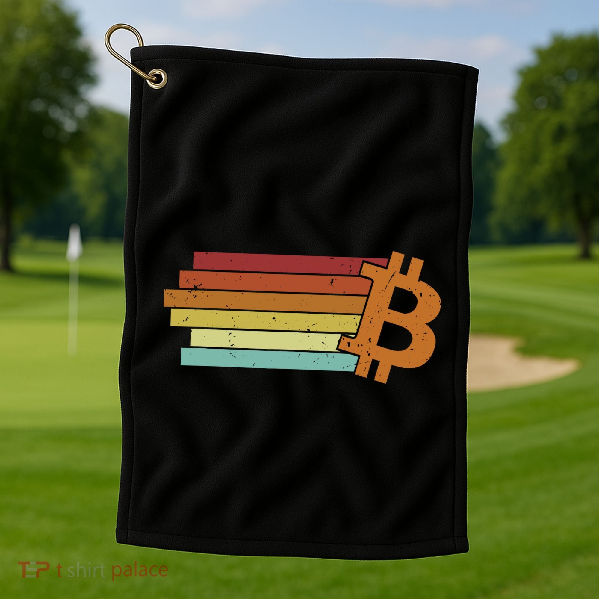 Bitcoin Blockchains Crypto Cryptocurrency Bitcoin Golf Towel