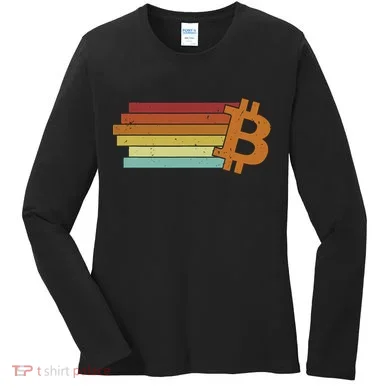 Bitcoin Blockchains Crypto Cryptocurrency Bitcoin Women's Long Sleeve Shirt