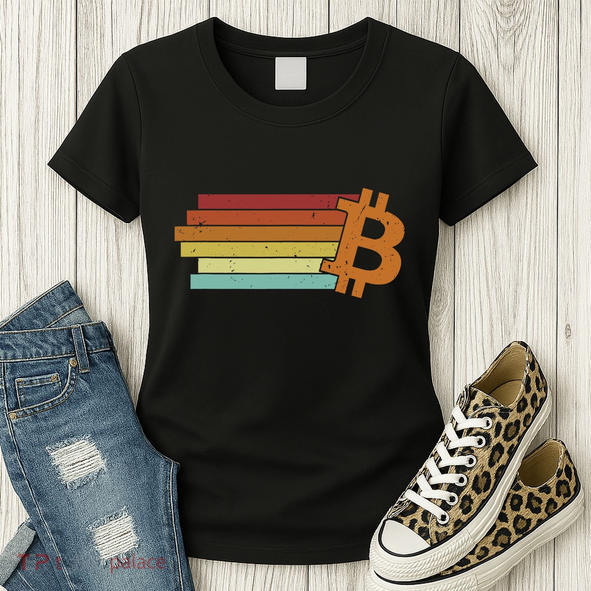 Bitcoin Blockchains Crypto Cryptocurrency Bitcoin Women's T-Shirt