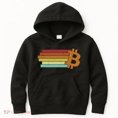 Bitcoin Blockchains Crypto Cryptocurrency Bitcoin Kids Hoodie