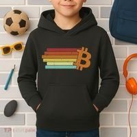 Bitcoin Blockchains Crypto Cryptocurrency Bitcoin Kids Hoodie thumb 2
