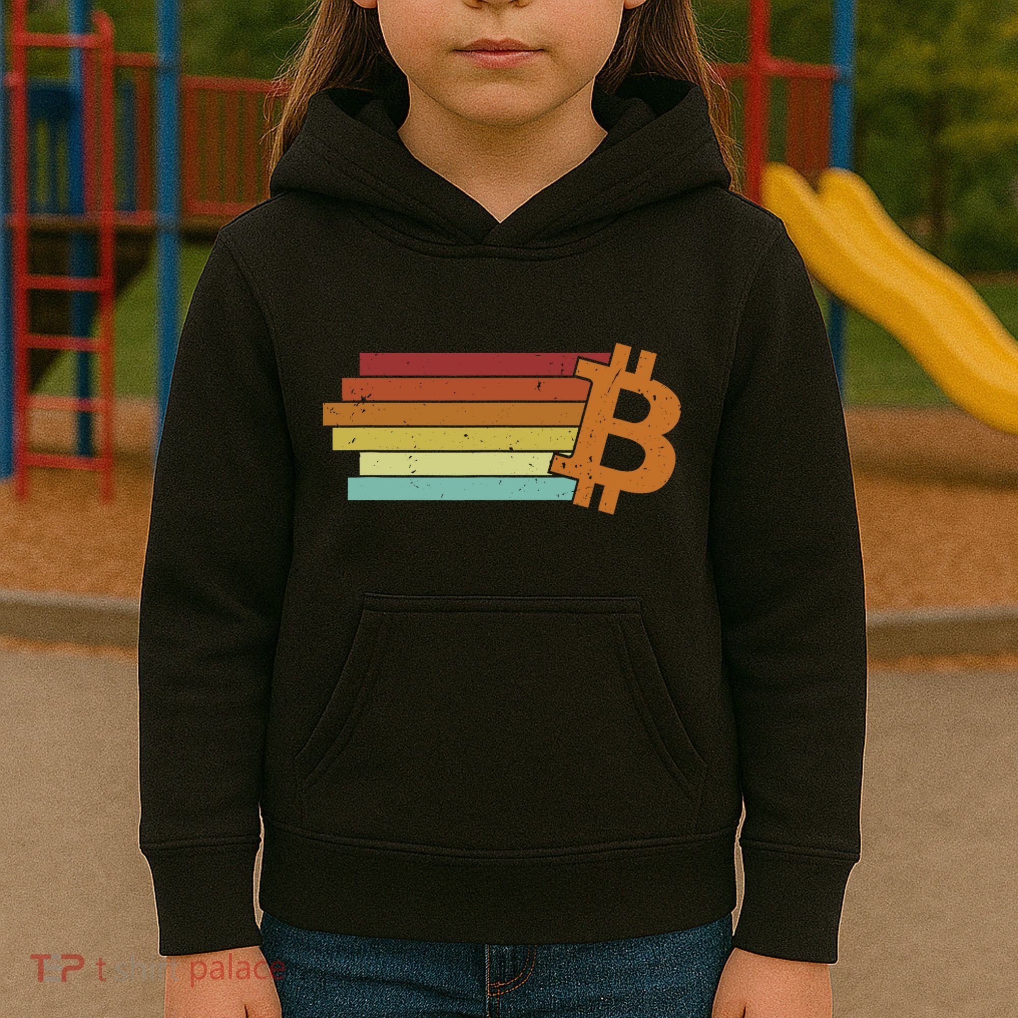 Bitcoin Blockchains Crypto Cryptocurrency Bitcoin Kids Hoodie