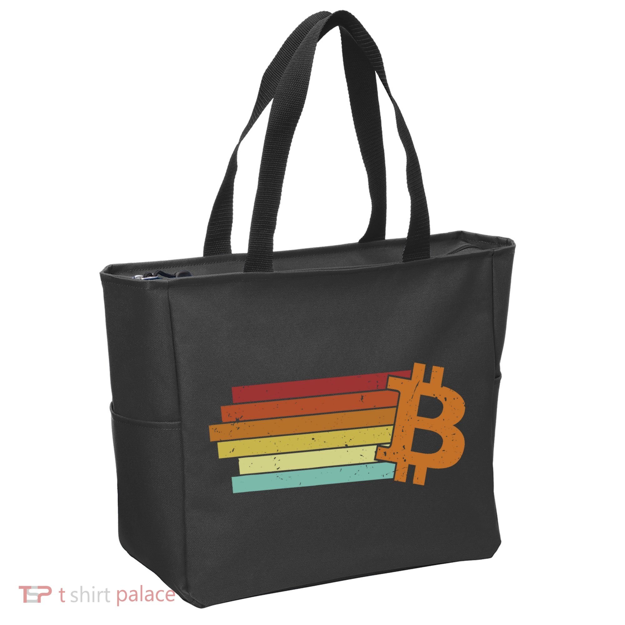Bitcoin Blockchains Crypto Cryptocurrency Bitcoin Tote Bag