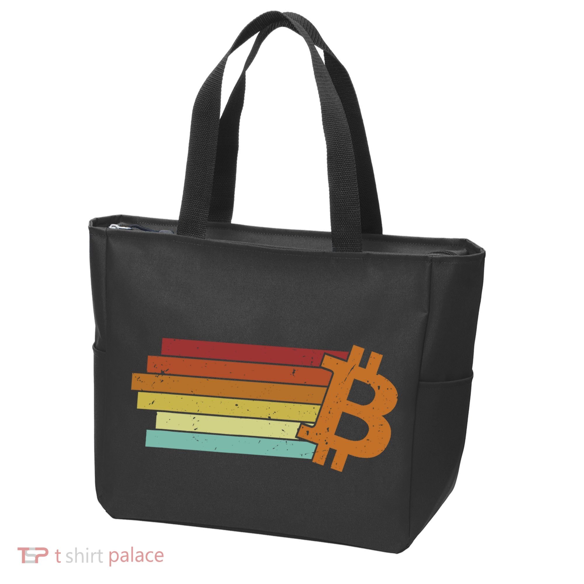 Bitcoin Blockchains Crypto Cryptocurrency Bitcoin Tote Bag