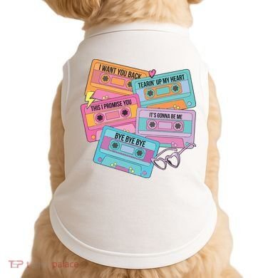 Boy Band Cassette Tape 90s Music Doggie Tank
