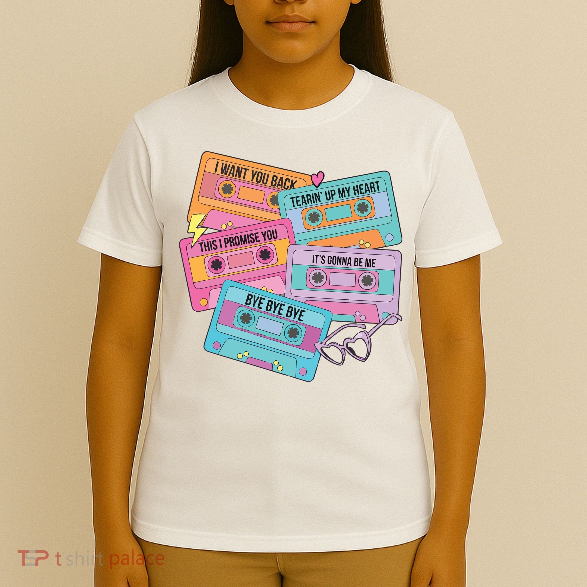 Boy Band Cassette Tape 90s Music T-Shirt