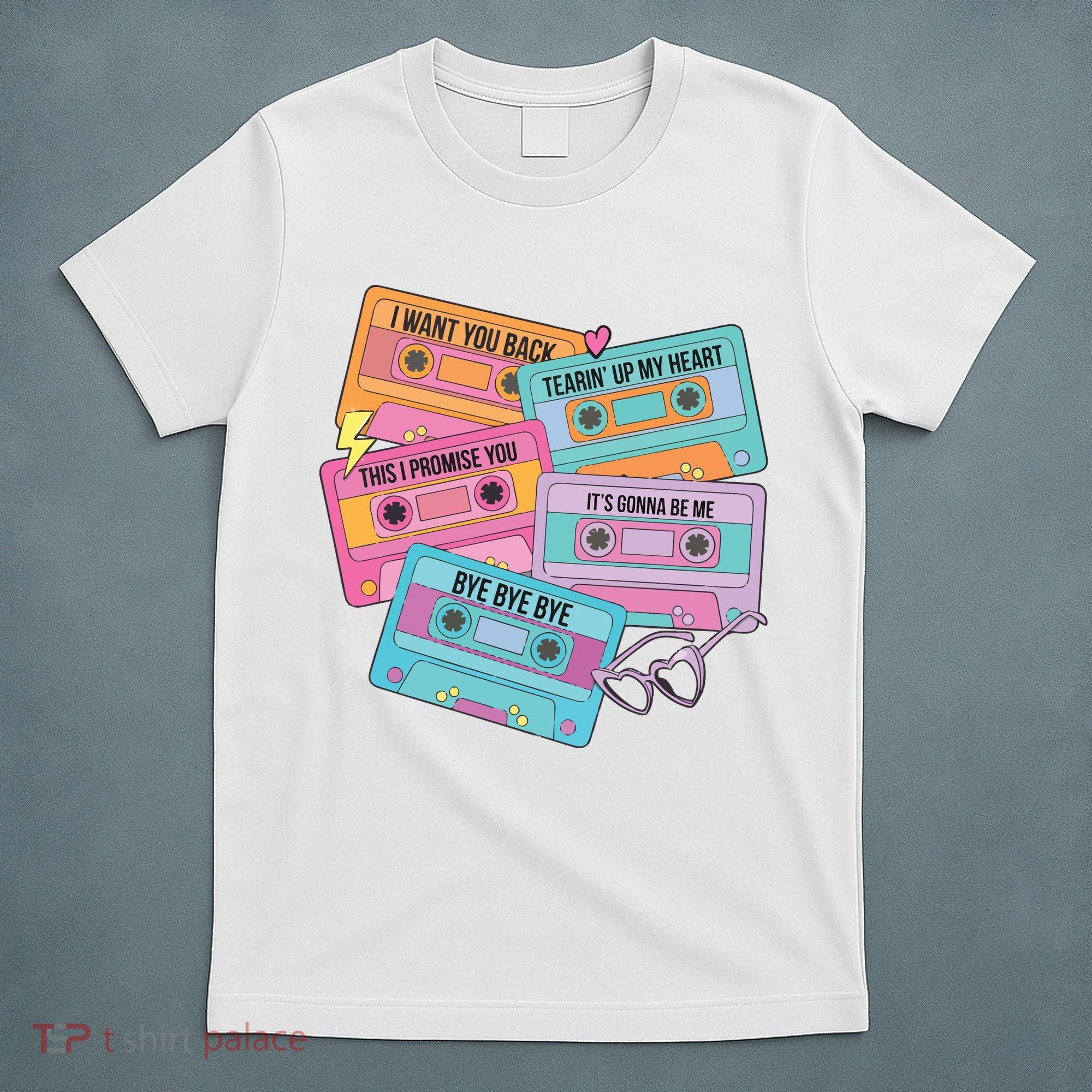 Boy Band Cassette Tape 90s Music T-Shirt