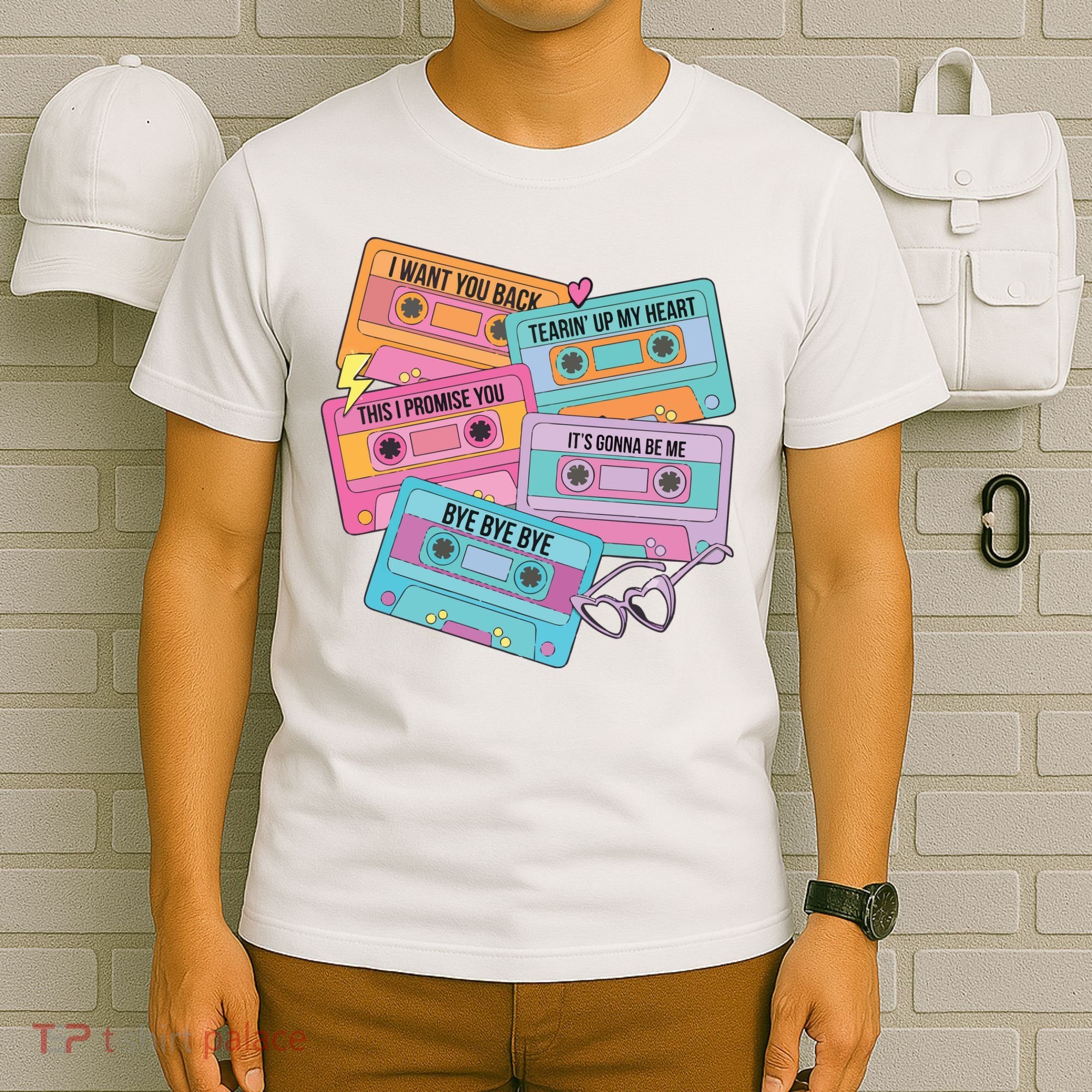 Boy Band Cassette Tape 90s Music T-Shirt