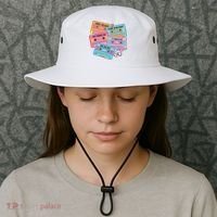 Boy Band Cassette Tape 90s Music Bucket Hat thumb 3