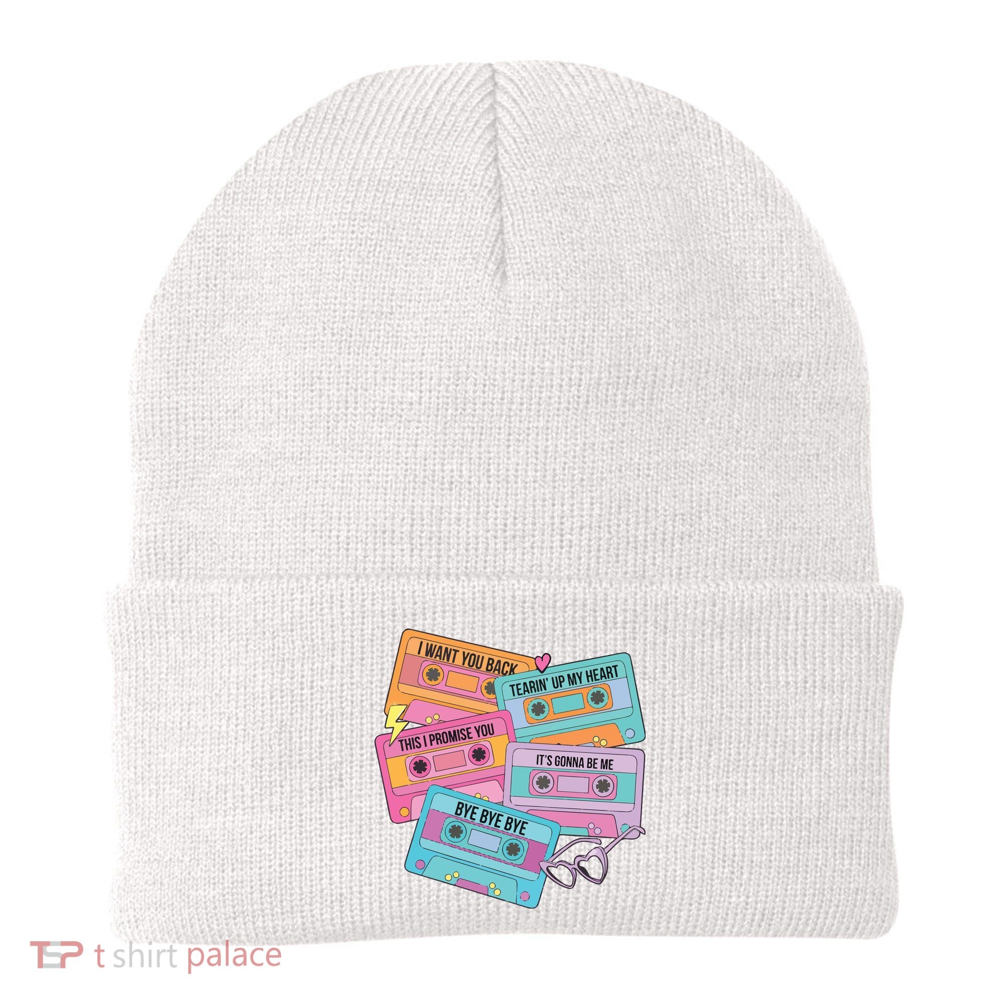 Boy Band Cassette Tape 90s Music Beanie
