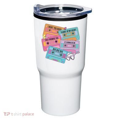 Boy Band Cassette Tape 90s Music Tumbler