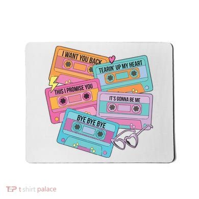 Boy Band Cassette Tape 90s Music Mousepad