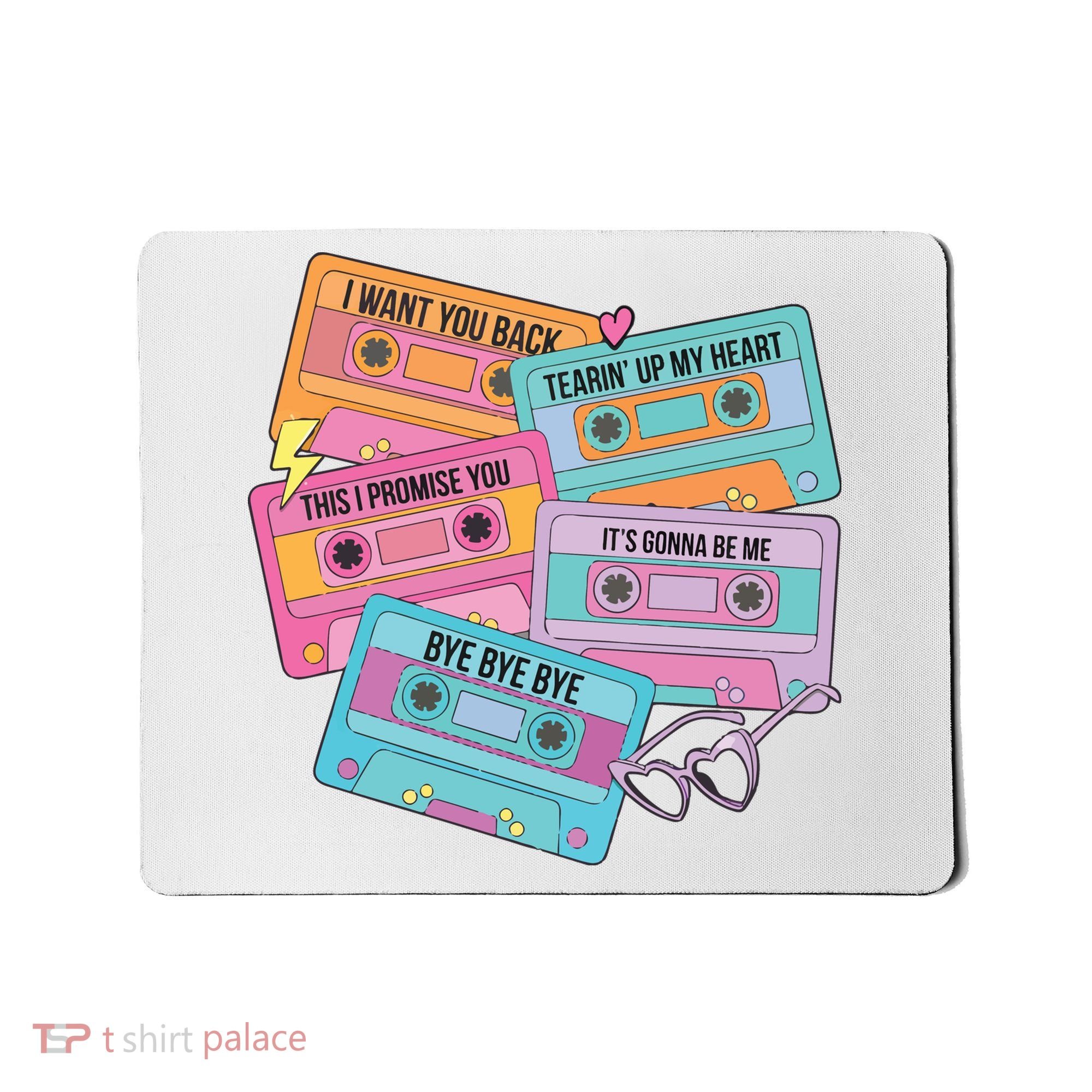 Boy Band Cassette Tape 90s Music Mousepad