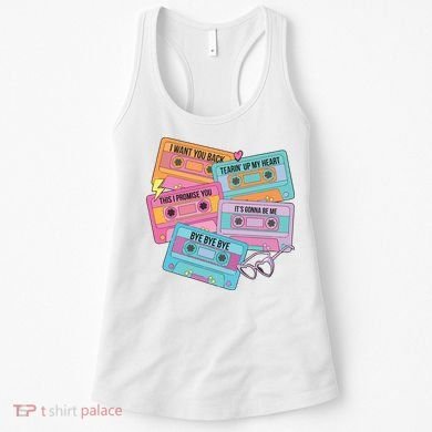 Boy Band Cassette Tape 90s Music Women's Tank Top