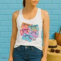 Boy Band Cassette Tape 90s Music Women's Tank Top thumb 2