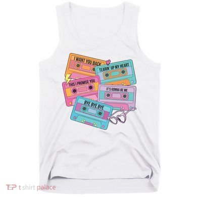 Boy Band Cassette Tape 90s Music Tank Top