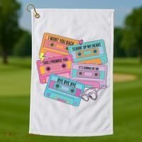 Boy Band Cassette Tape 90s Music Golf Towel thumb 1