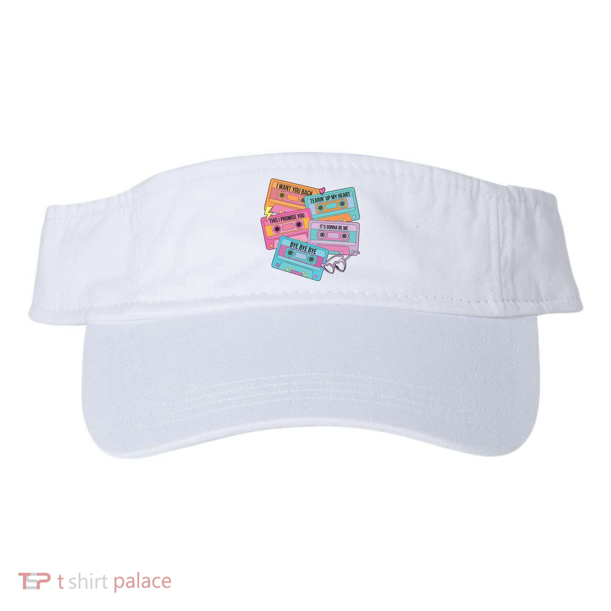 Boy Band Cassette Tape 90s Music Visor