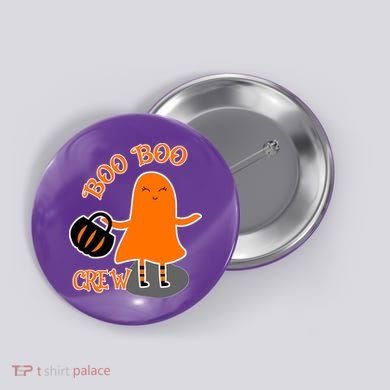 Boo Boo Crew Halloween Button