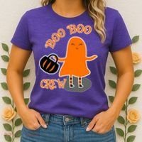 Boo Boo Crew Halloween Women's T-Shirt thumb 2