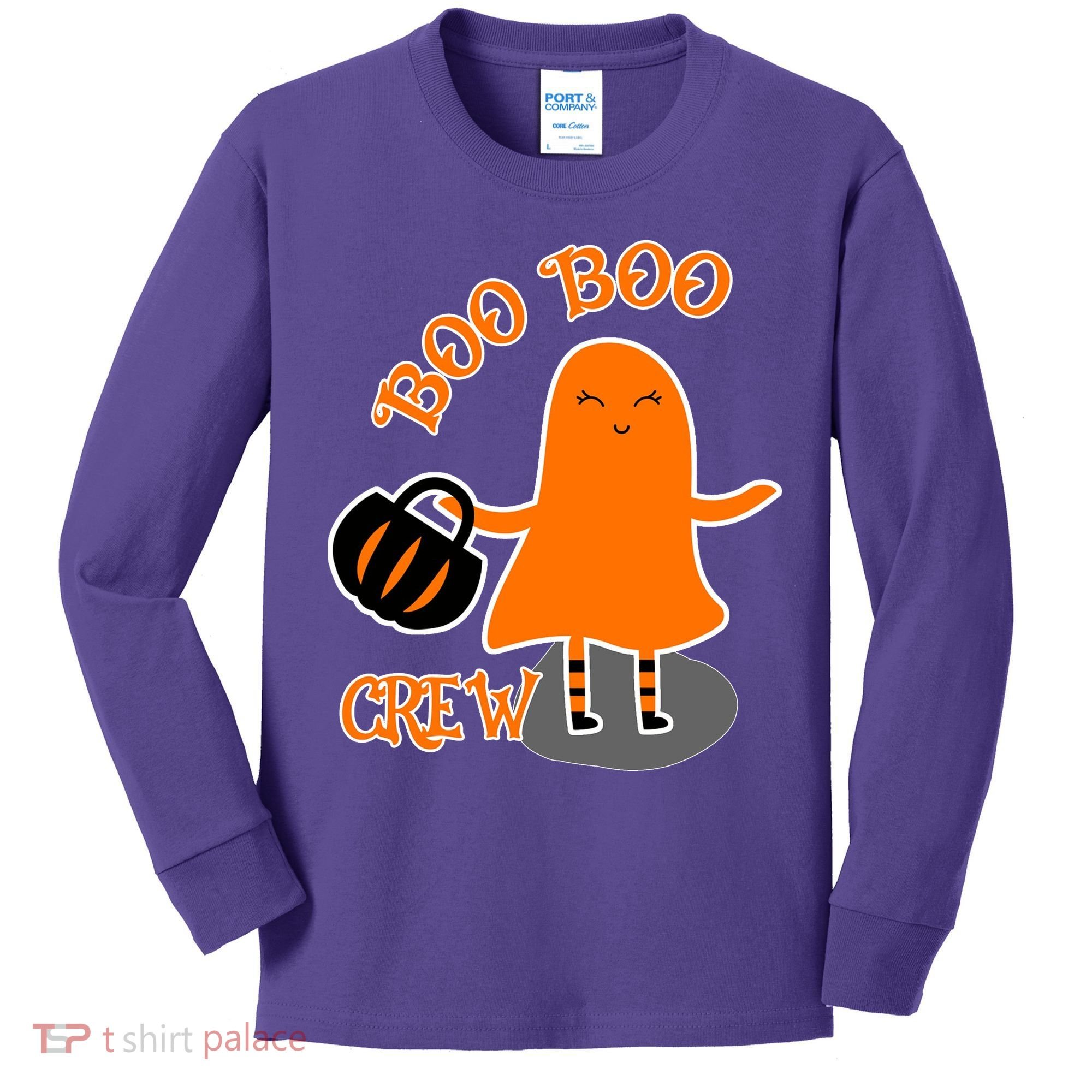 Boo Boo Crew Halloween Kids Long Sleeve Shirt