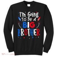 Big Brother Cute 4th of July Pregnancy announcement Gift Sweatshirt thumb 0