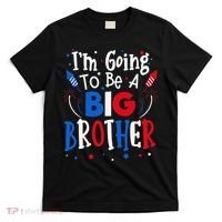 Big Brother Cute 4th of July Pregnancy announcement Gift T-Shirt thumb 0