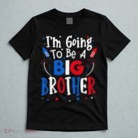 Big Brother Cute 4th of July Pregnancy announcement Gift T-Shirt thumb 5