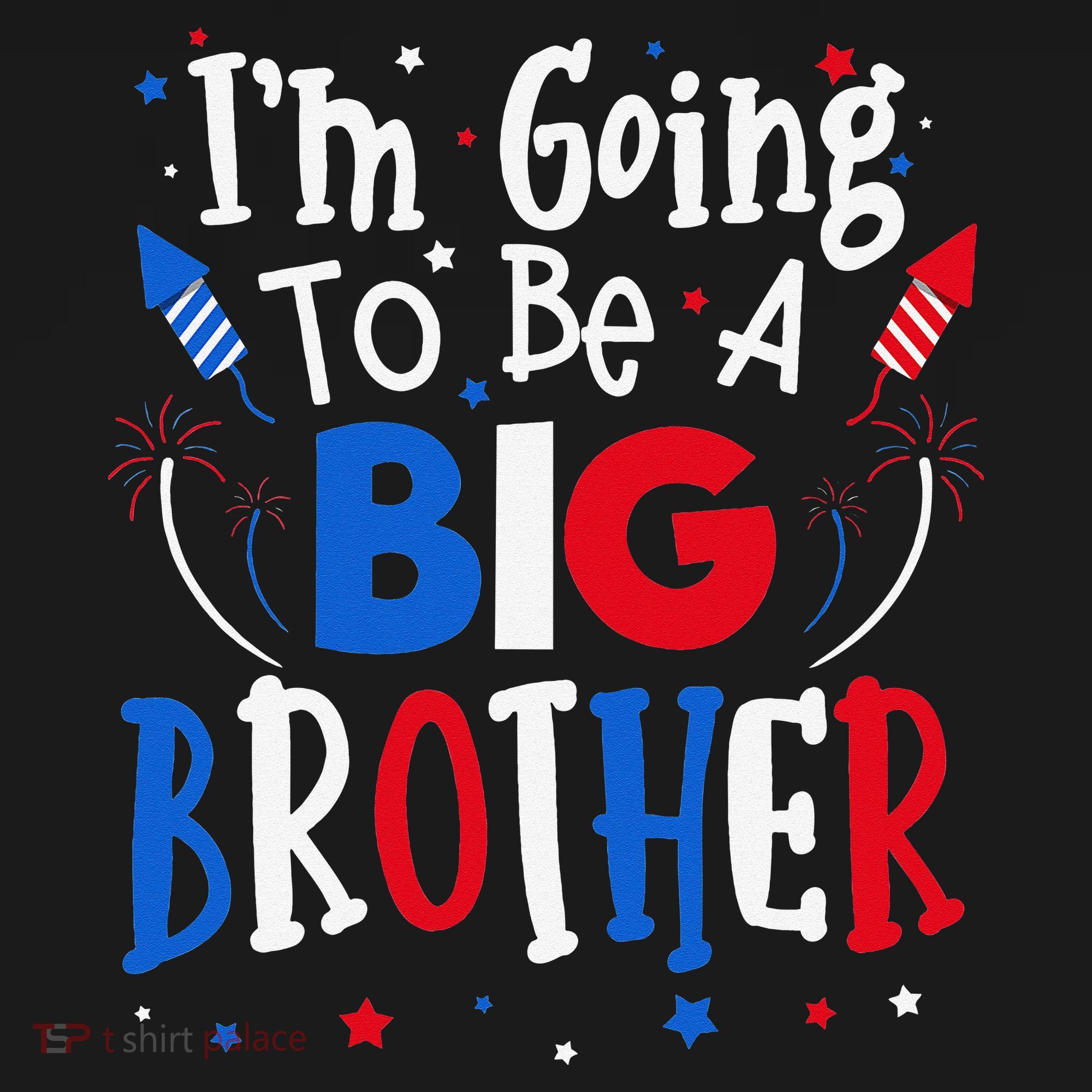 Big Brother Cute 4th of July Pregnancy announcement Gift Women's Hoodie