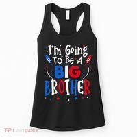 Big Brother Cute 4th of July Pregnancy announcement Gift Women's Tank Top thumb 0
