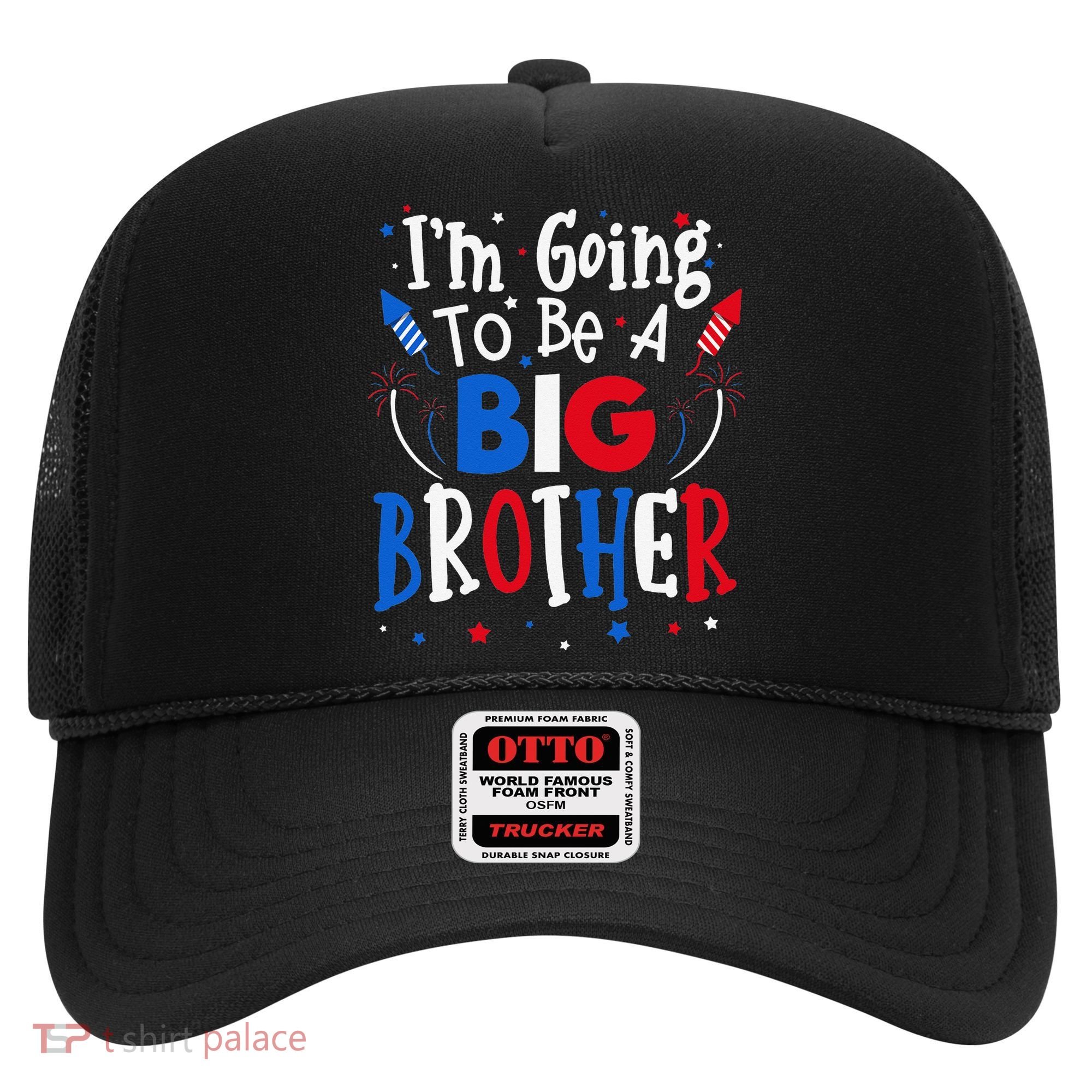 Big Brother Cute 4th of July Pregnancy announcement Gift Hat