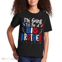 Big Brother Cute 4th of July Pregnancy announcement Gift Kids T-Shirt thumb 2
