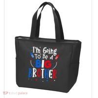 Big Brother Cute 4th of July Pregnancy announcement Gift Tote Bag thumb 3